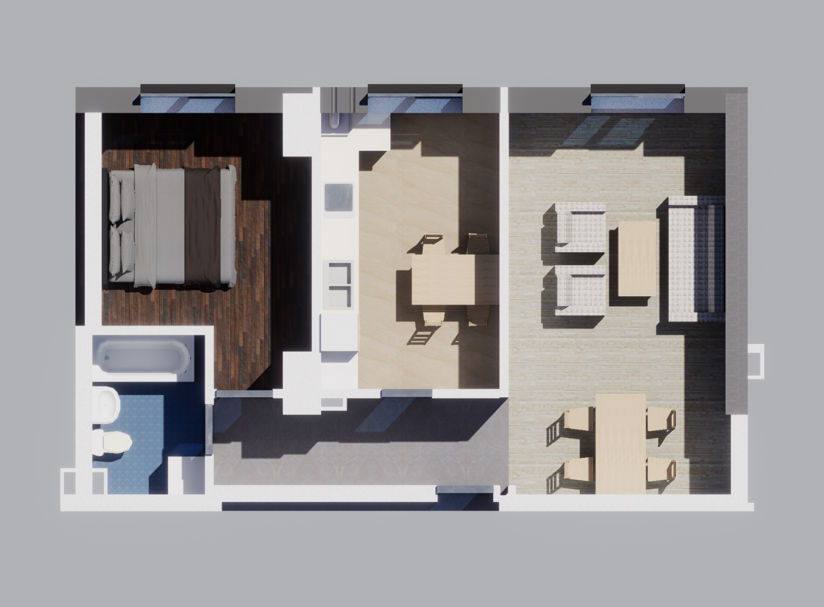 Apartament 2 Camere - 2A